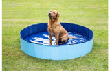 Flamingo - Zwembad Splatter Rond Blauw 160x30cm