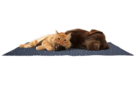 Flamingo - Koelmat Drop Rechthoekig Grijs M | A:70cm B:50cm C:0,6cm