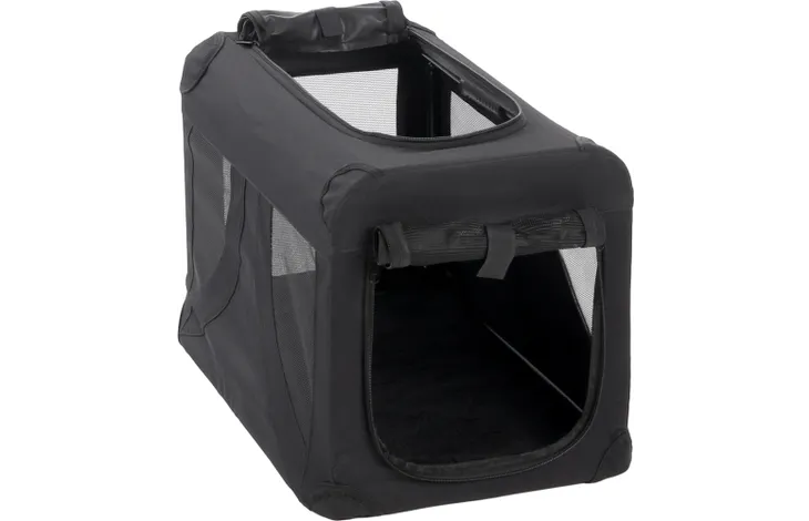 Flamingo - Transportkooi Gepetto Zwart | Maat XS