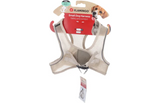 Beige Flamingo hondenharnas Step&Go op kaart, verstelbaar met riemen