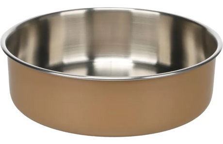 Beige ronde eet- en drinkpot Yumi met roestvrijstalen binnenzijde, 1550 ml