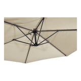 Zweefparasol Gemini ecru Ø3mtr