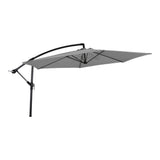 Zweefparasol Gemini grijs Ø3mtr