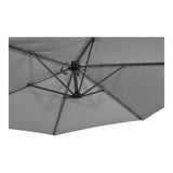 Zweefparasol Gemini grijs Ø3mtr