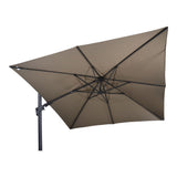 Zweefparasol VirgoFlex taupe 3x3mtr
