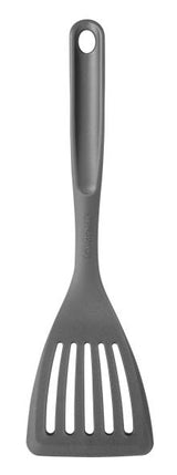 GastroMax spatel met sleuven en rond ophanggat, grijs Bio Nylon.