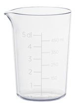 GastroMax maatbeker 500 ml, doorzichtige kunststof met maatstrepen tot 5 dl