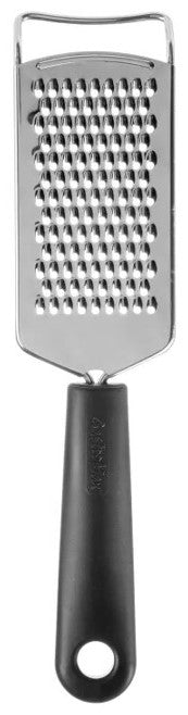 Metalen rasp met zwarte handgreep, 25 cm, fijn rasppatroon