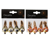 Vogel veer op clip 4assorti