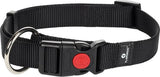 Flamingo - Halsband Ziggi Zwart L | 45-65cm x 25mm