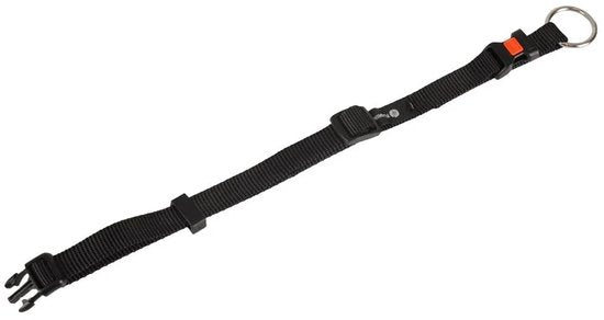 Flamingo - Halsband Ziggi Zwart L | 45-65cm x 25mm