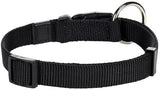 Flamingo - Halsband Ziggi Zwart L | 45-65cm x 25mm