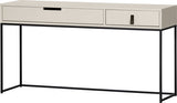 WOOOD Silas Sidetable - Geborsteld Grenen - Dust - 74x140x40