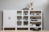 WOOOD Bonk Open Kast - Grenen - Mist - 160x103x37