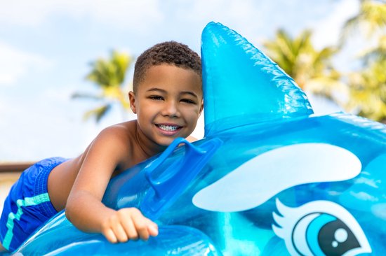 Intex - opblaasfiguur walvis ride-on