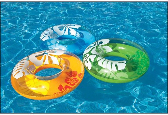 Intex - Zwemring Print Transparant 91cm (assorti)