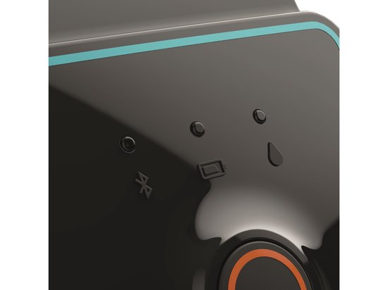 GARDENA watercontrol Bluetooth-besproeiingscomputer met knoppen en oranje draaiknop