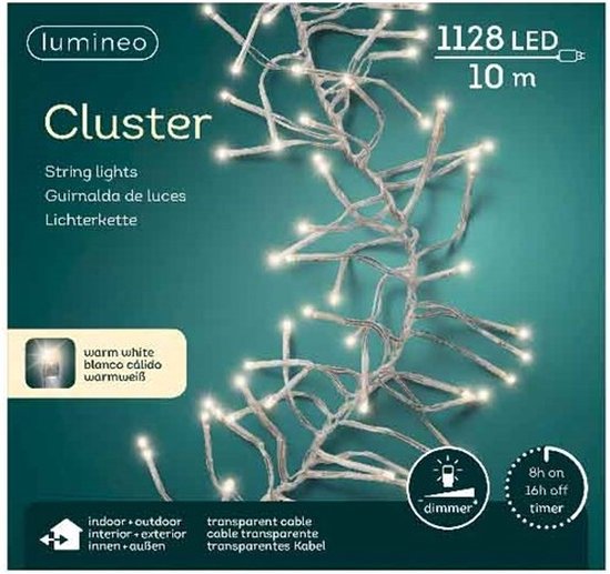 LED cluster lights steady buiten 1000cm