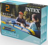 Intex Challenger 2 Boot set + peddels en pomp