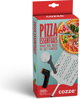 Cozze - Pizza giftset met pizzaschep, cutter en thermometer