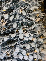 Pop-up kunst kerstboom met sneeuw en 250 LEDs - 180 cm