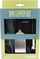 Cozze - 4-delige BBQ starter kit RVS