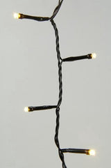 Basicverlichting LED warm wit - 18 meter - 240 lampjes - Zwart