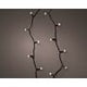 Kerstverlichting met warmwitte LED’s op donker snoer, twinkle-effect