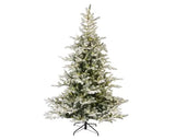 Everlands gesneeuwde dennenboom met micro LED-lampjes voor binnen