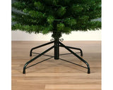 Kunstkerstboomvoet met metalen steun onderaan de boom.