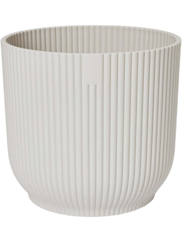 Elho - Vibes Fold Round Silky White 18cm