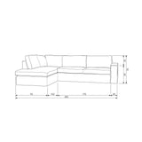 HAJO HOEKBANK LINKS BOUCLE NATUREL