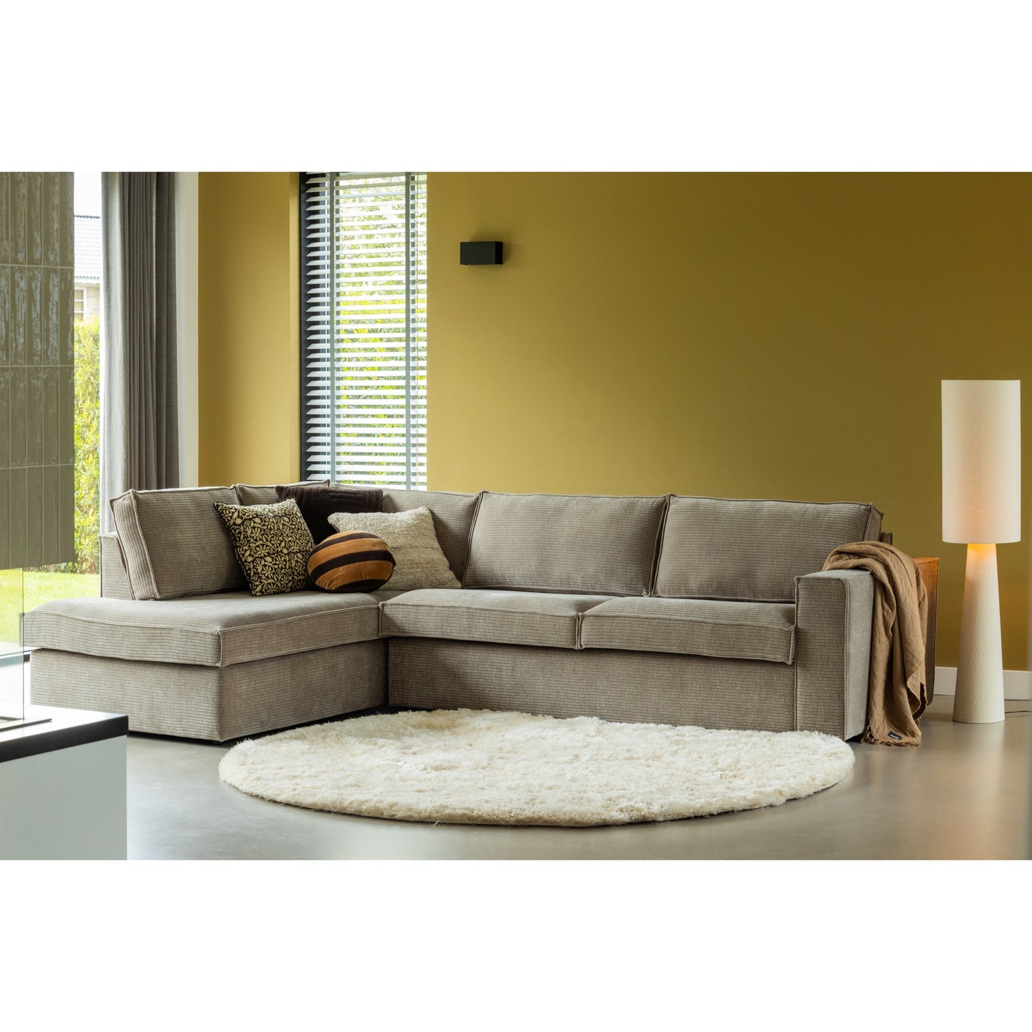 HAJO HOEKBANK LINKS RIBSTOF KLEIGRIJS