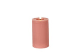 Stompkaars rustiek Ø7,5CM LED ro Lyon M roze-L7,5B7,5H12,5CM