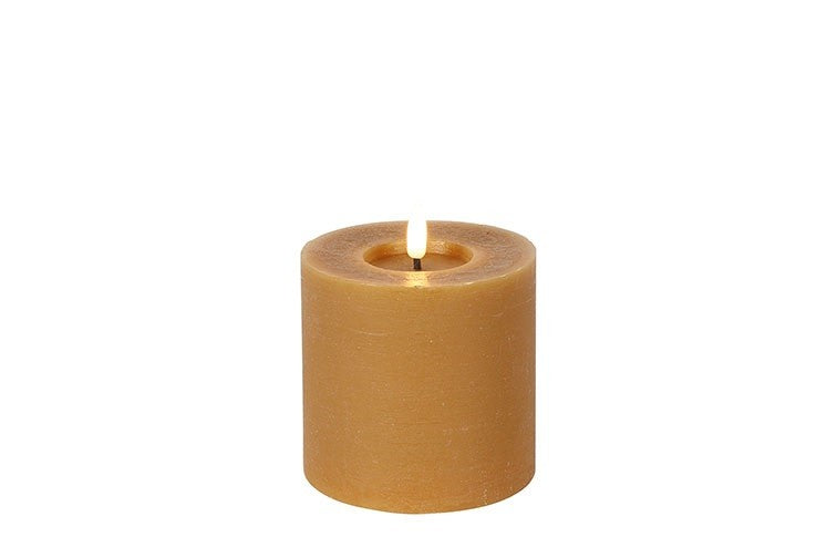 Stompkaars rustiek Ø10CM LED ro Lyon S amber-L10B10H10CM