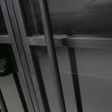 EXHIBIT VITRINEKAST METAAL ZWART