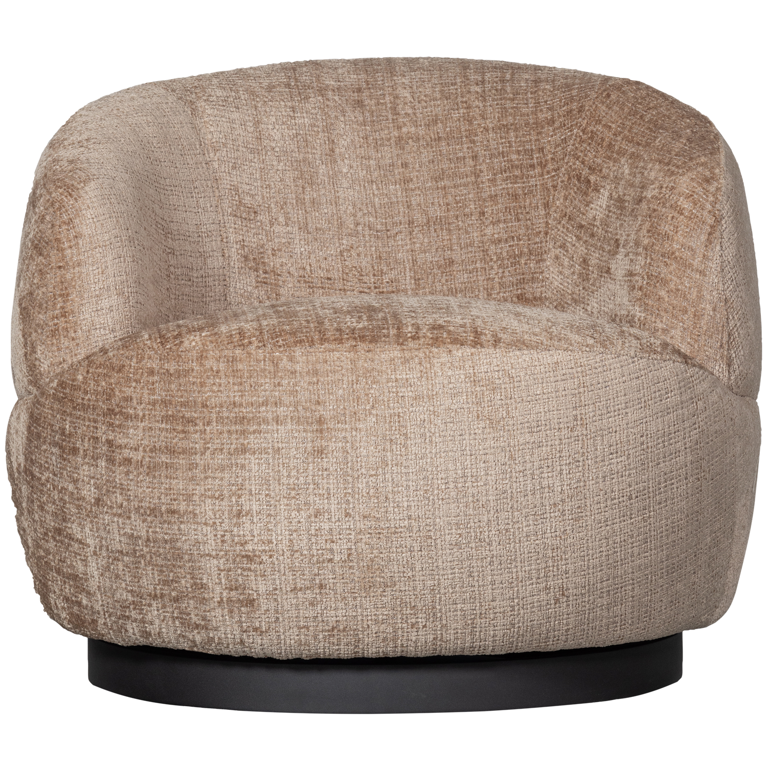 WOOLLY DRAAIFAUTEUIL CHENILLE ZAND