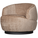 WOOLLY DRAAIFAUTEUIL CHENILLE ZAND