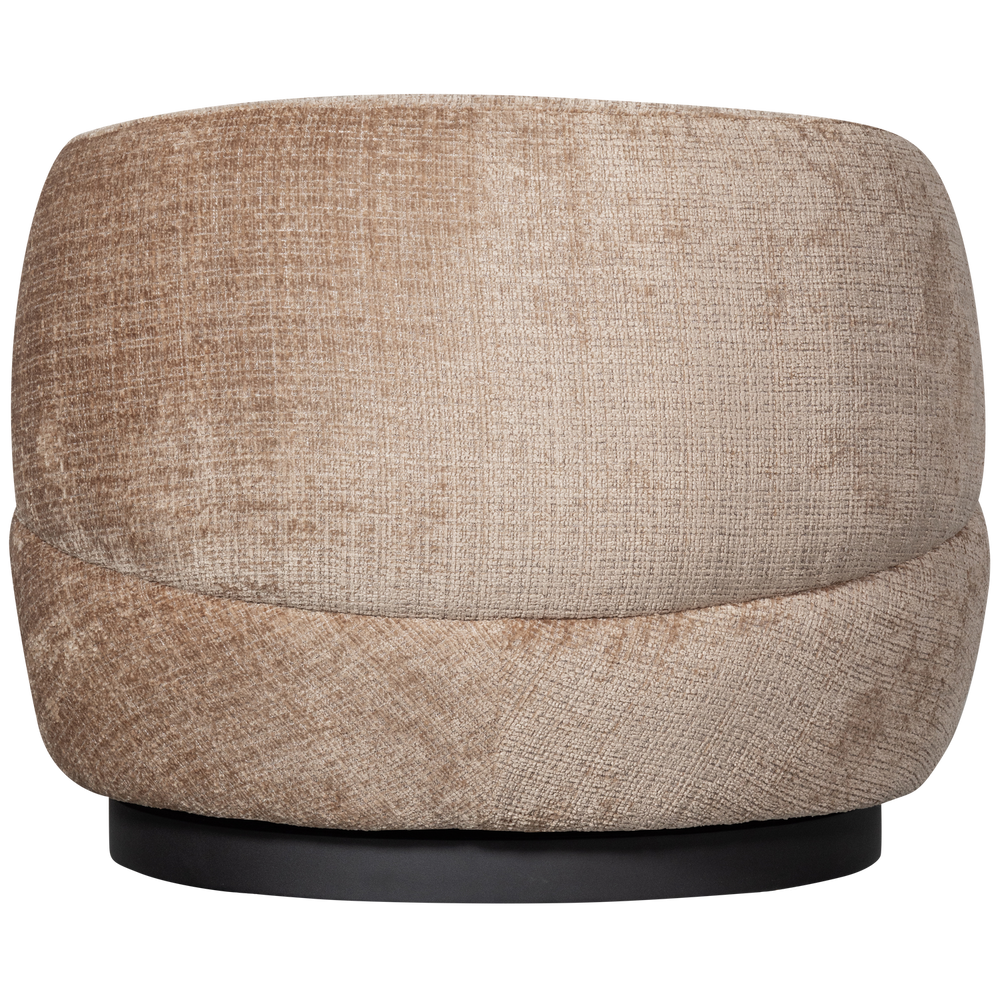 WOOLLY DRAAIFAUTEUIL CHENILLE ZAND