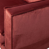 RODEO 2,5-ZITS BANK VELVET KASTANJEBRUIN