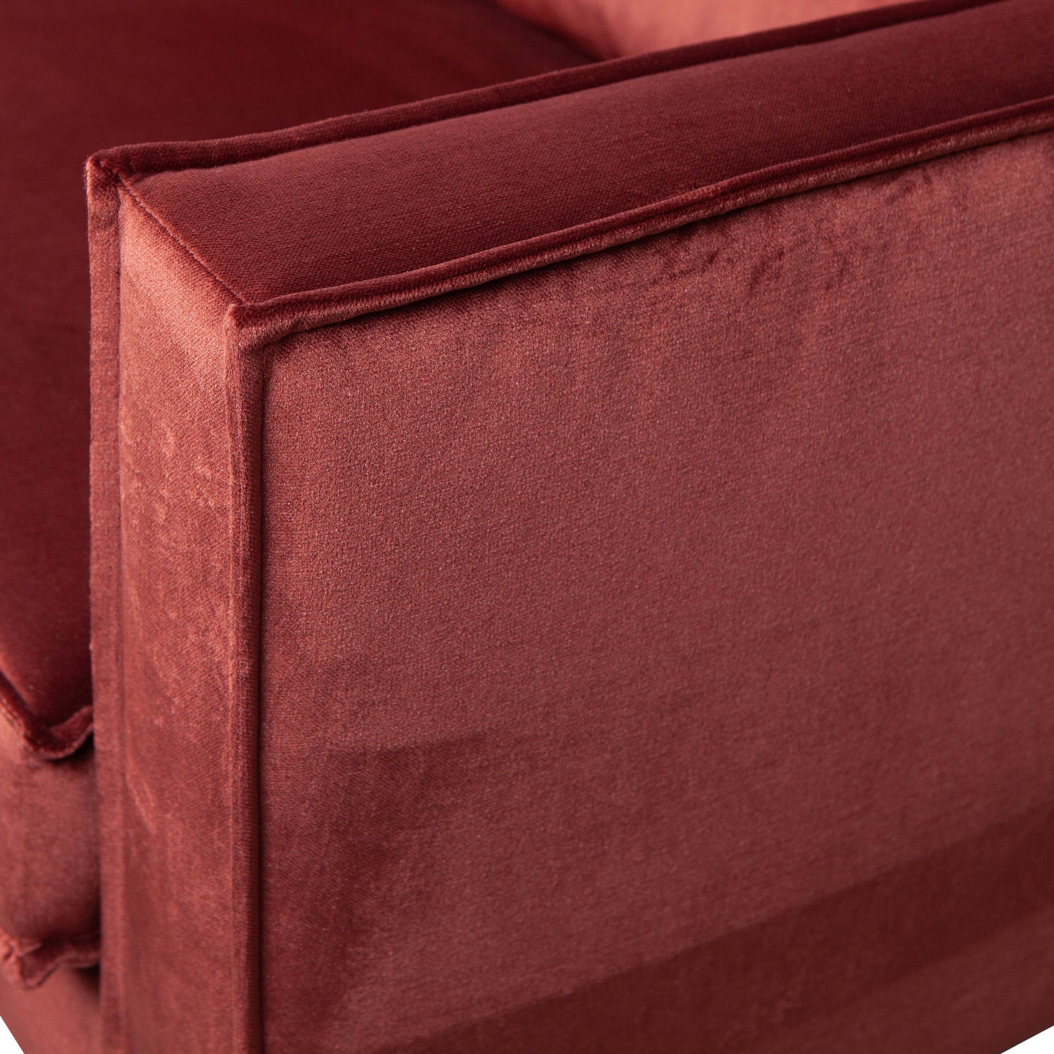 RODEO 2,5-ZITS BANK VELVET KASTANJEBRUIN