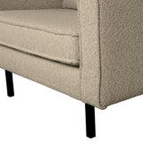 RODEO FAUTEUIL BOUCLE BEIGE