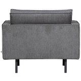 RODEO FAUTEUIL STREEP ZWART/GRIJS