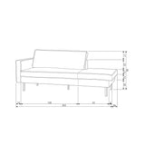 RODEO DAYBED LINKS VELVET PISTACHE