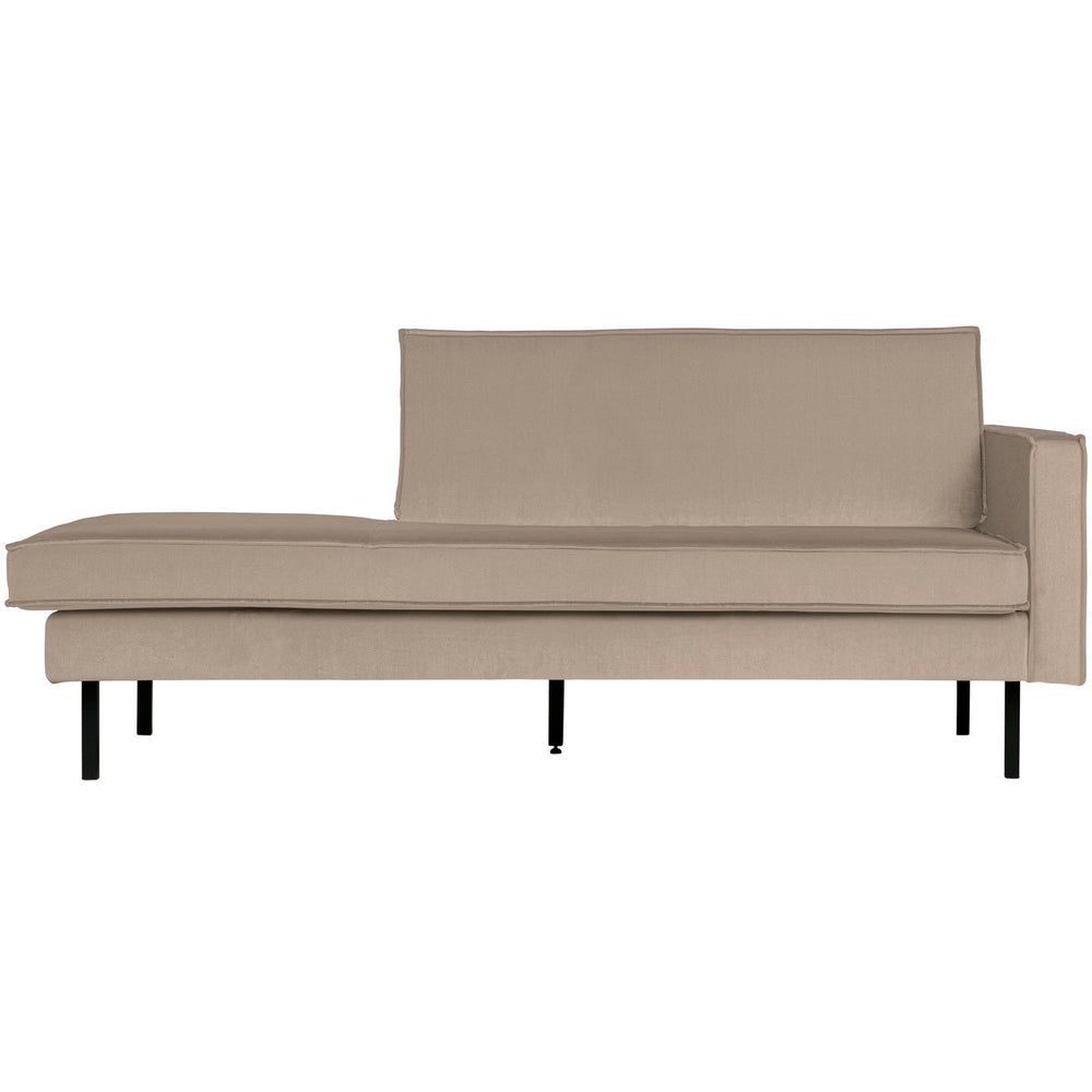 RODEO DAYBED RECHTS VELVET KHAKI