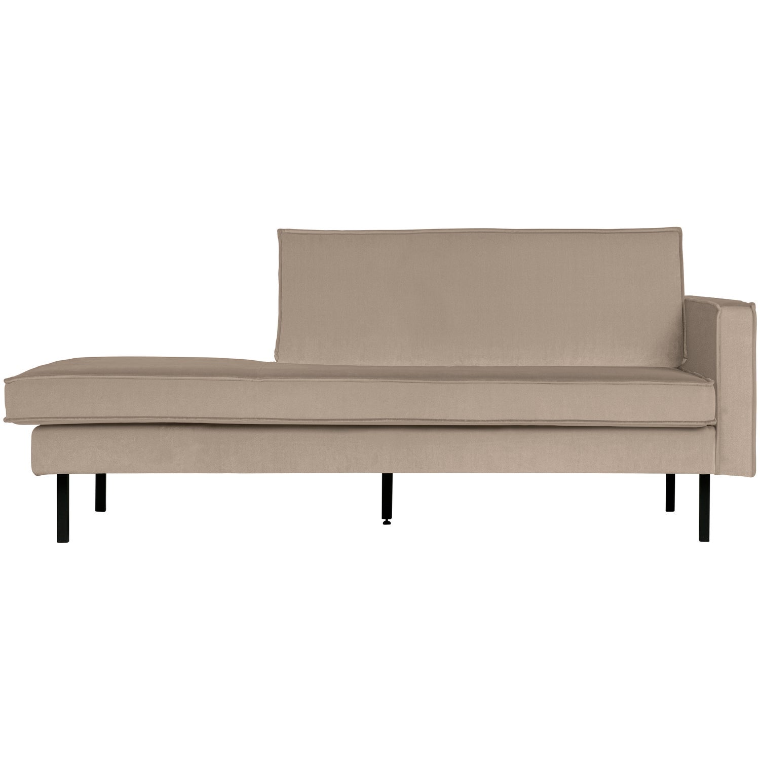RODEO DAYBED RECHTS VELVET KHAKI