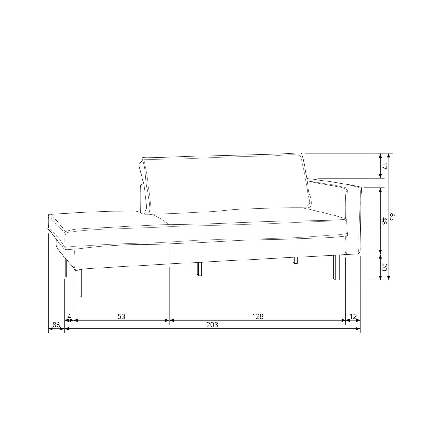 RODEO DAYBED RECHTS ECOLEER ARMY