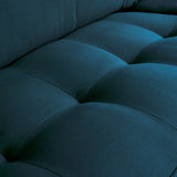 RODEO CLASSIC 3-ZITS BANK VELVET BLAUW