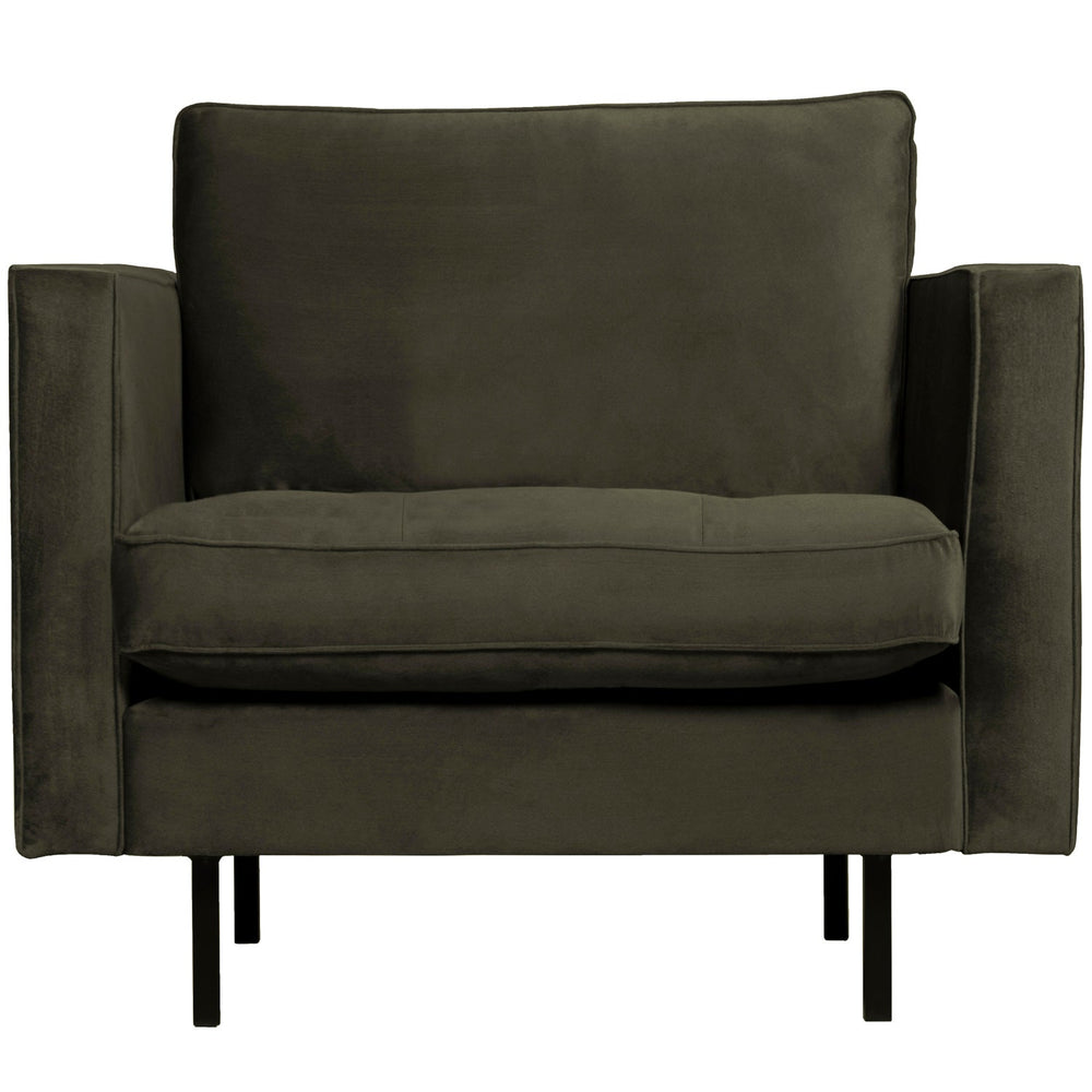 RODEO CLASSIC FAUTEUIL VELVET DONKERGROEN