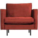 RODEO CLASSIC FAUTEUIL VELVET KASTANJEBRUIN